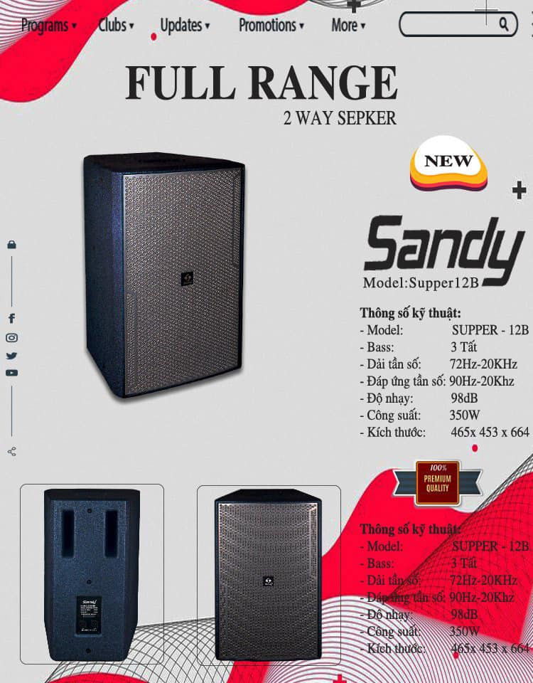 LOA SANDY SUPER 12B