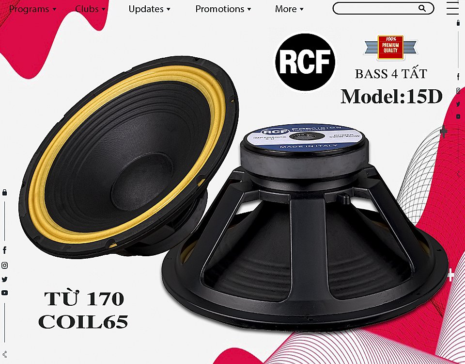 LOA BASS RCF 15D