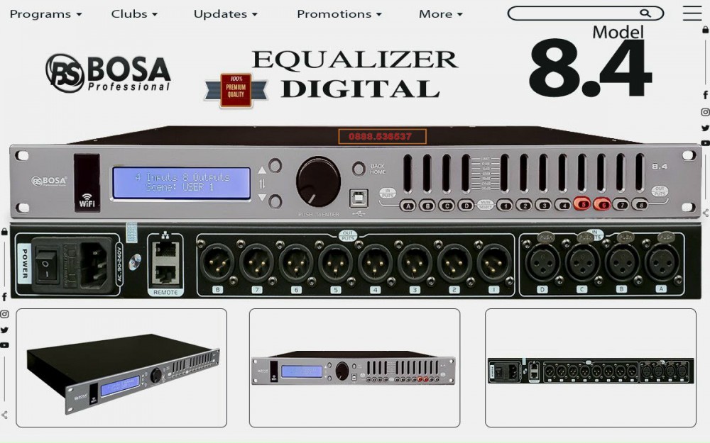 Controller DriverRack BOSA 8.4 