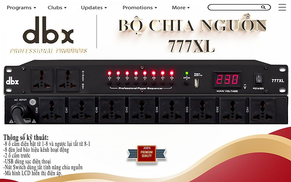 BỘ CHIA NGUỒN BOSA 777XL