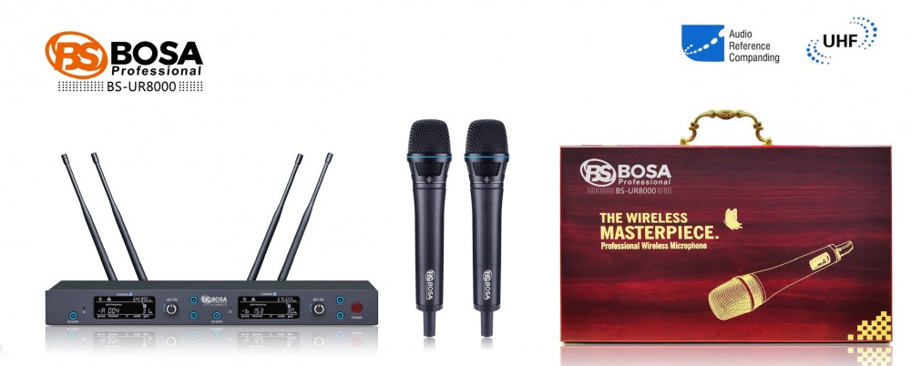 Micro karaoke không dây Bosa UR-8000