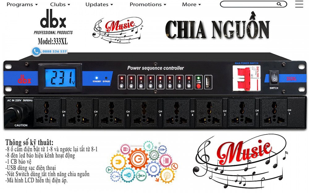 Bộ Chia Nguồn Điện Bosa 333XL