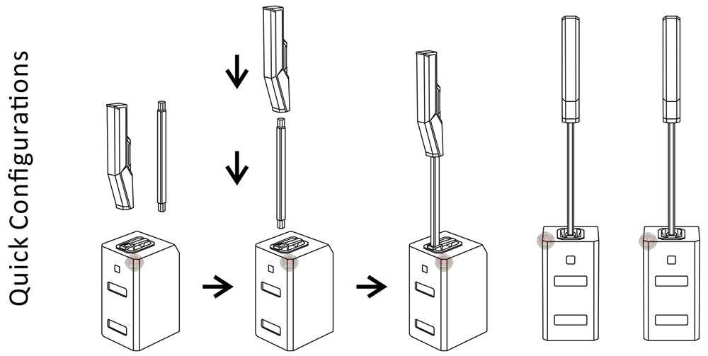 Loa cột Array Bosa S1000