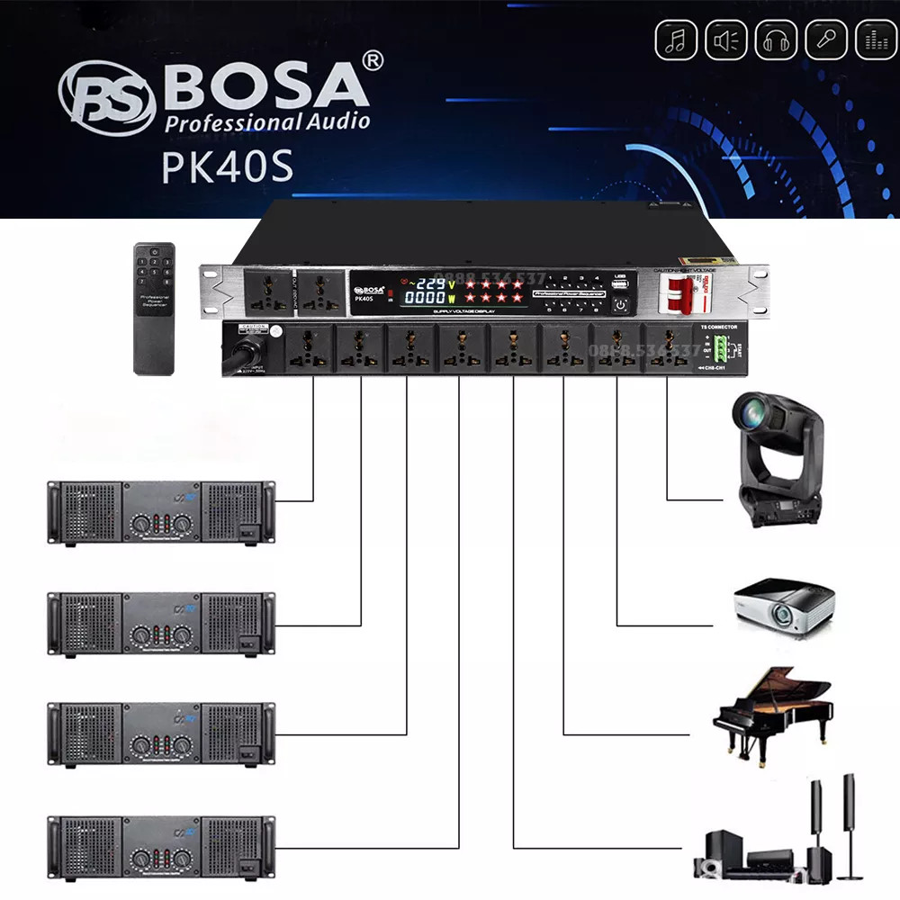 QUẢN LÝ NGUỒN BOSA PK40S