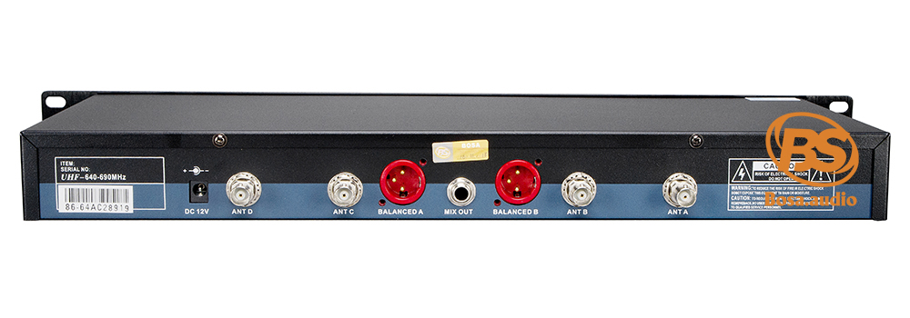  Micro không dây BOSA BK9800 - 4 Sóng Vàng