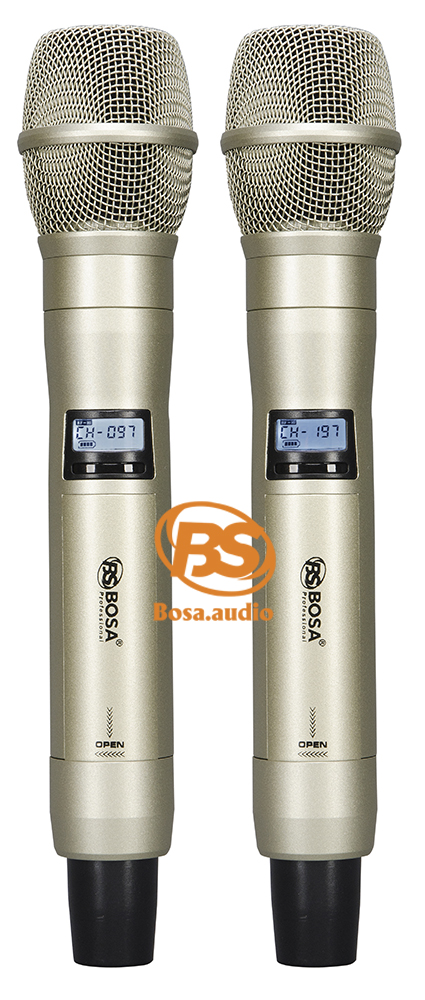  Micro không dây BOSA BK9800 - 4 Sóng Vàng